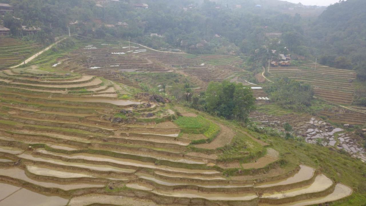 Puluong Bamboo Vila Huong Ba Thuoc Exterior foto